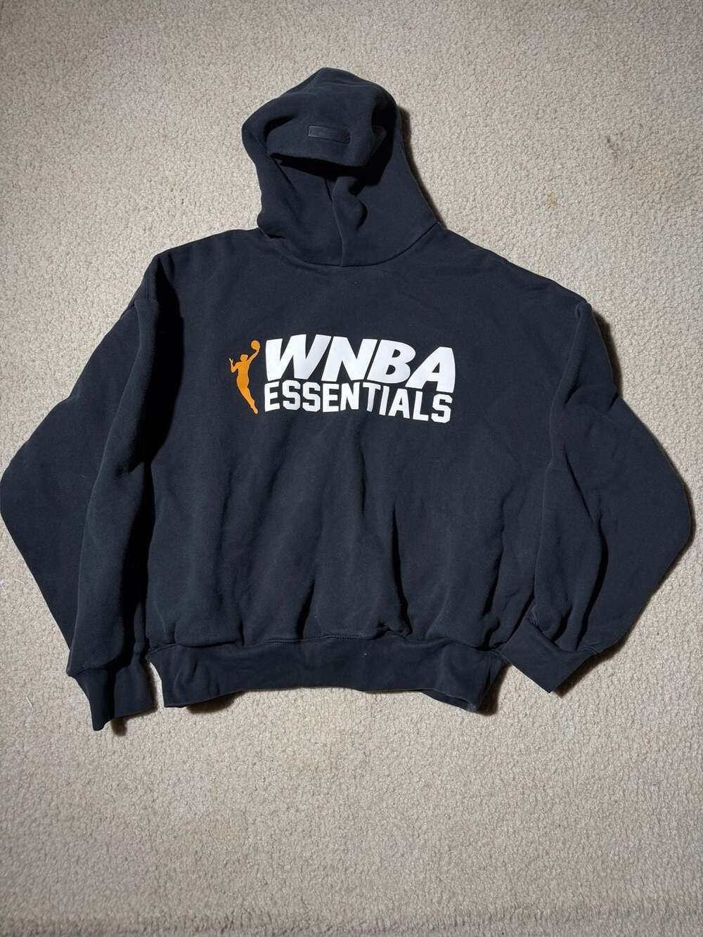 Fear Of God Essentials WNBA Essentials Hoodie Size L Black Fleece